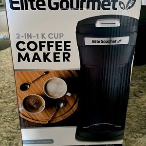 Elite Gourmet 2 in 1 K cup coffee maker single serving